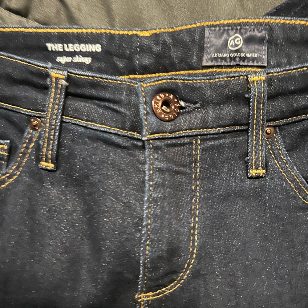 Ag Adriano Goldschmied Blue Skinny Jeans